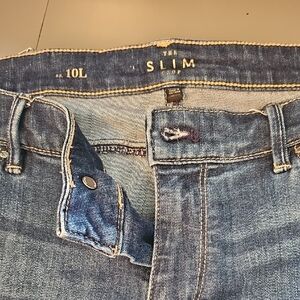 White House Black Market Dark Blue Skinny Jeans